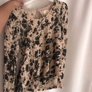 Pins and Needles Lace Long Sleeved shirt